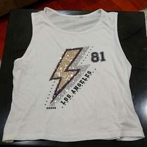 Guess XL white tank top